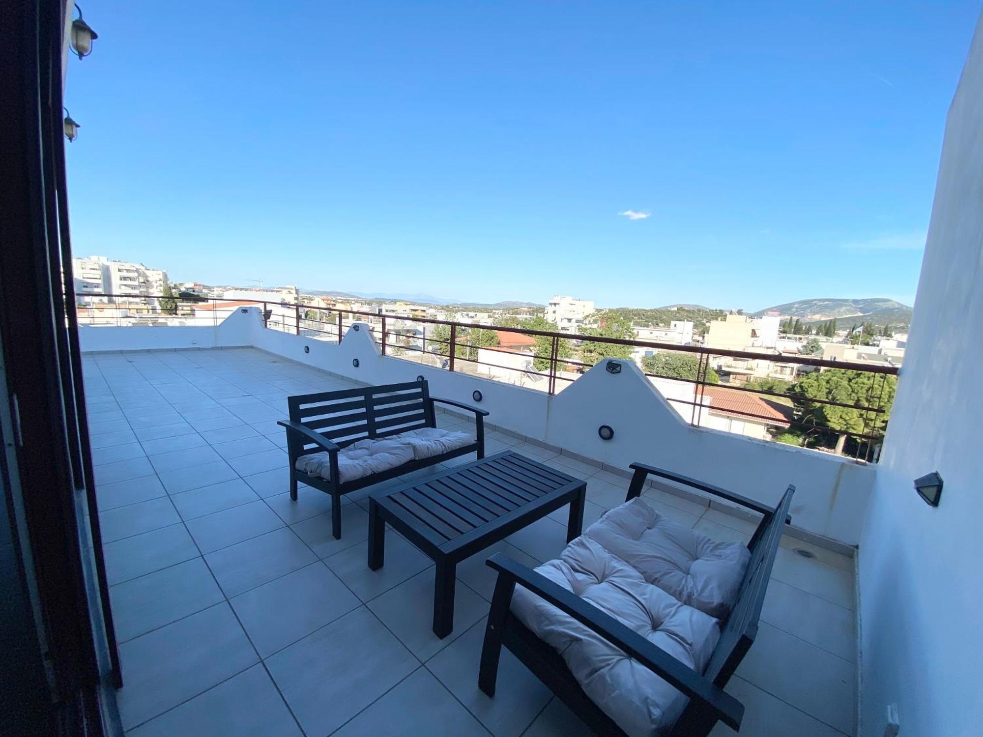 Luxury View Apartment 10Min From Athens Airport Koropi Esterno foto