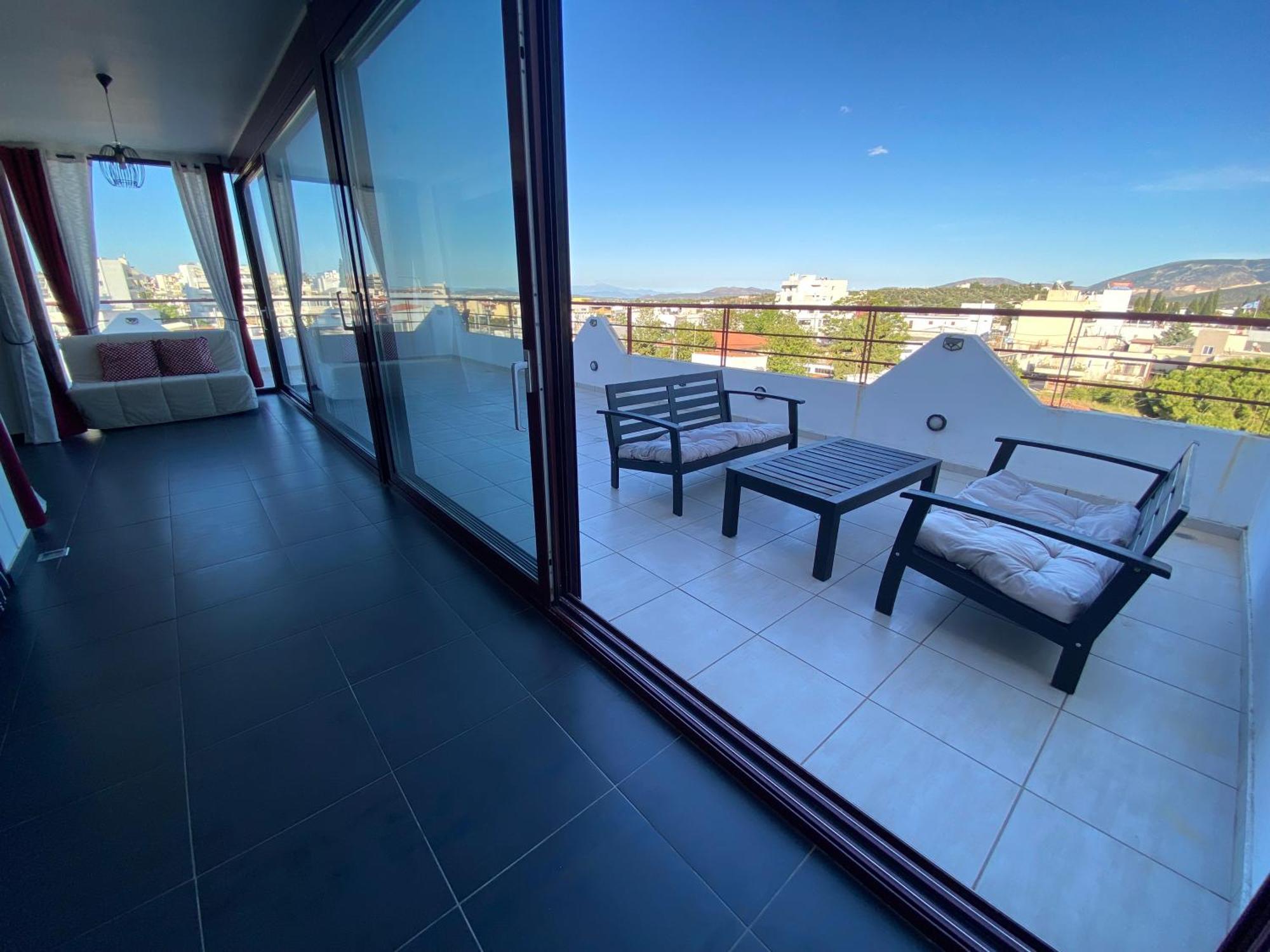 Luxury View Apartment 10Min From Athens Airport Koropi Esterno foto