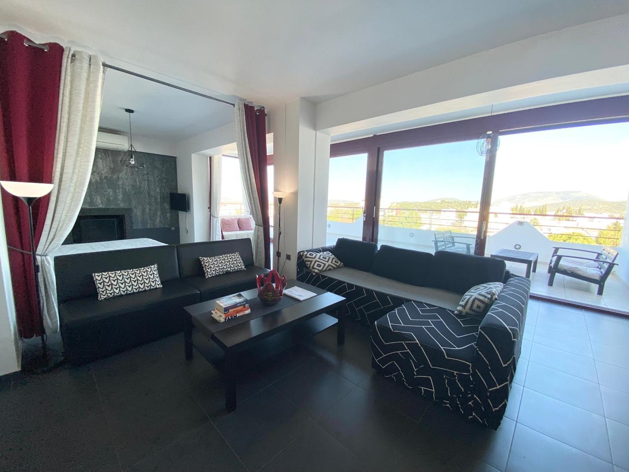 Luxury View Apartment 10Min From Athens Airport Koropi Esterno foto